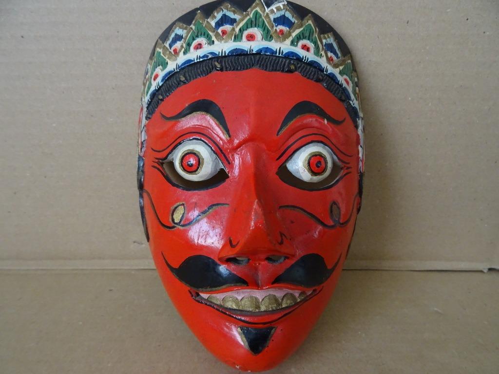 Masque Indonésie Masque indonésien Bali masque en bois 1970, Enlèvement ou Envoi