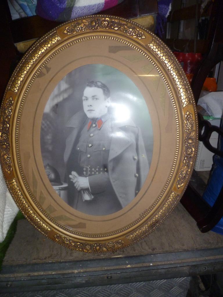 MOOIE OUDE VERGULDE KADER MET FOTO, Antiek en Kunst, Ophalen