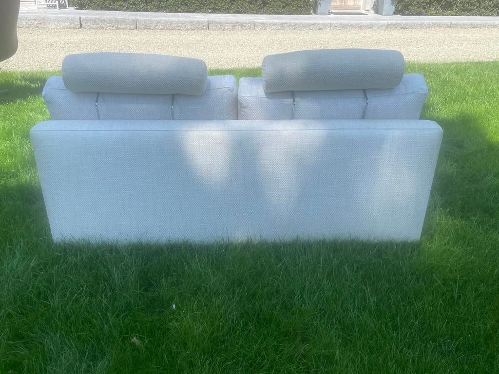 2 zit zetel in stof, Huis en Inrichting, Zetels | Zetels, Ophalen, Gebruikt, Tweepersoons, Rechte bank