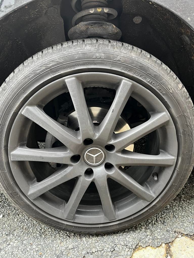 Jantes 5x114,3 Mercedes Citan(2)w420+uniroyal, Enlèvement, Comme neuf