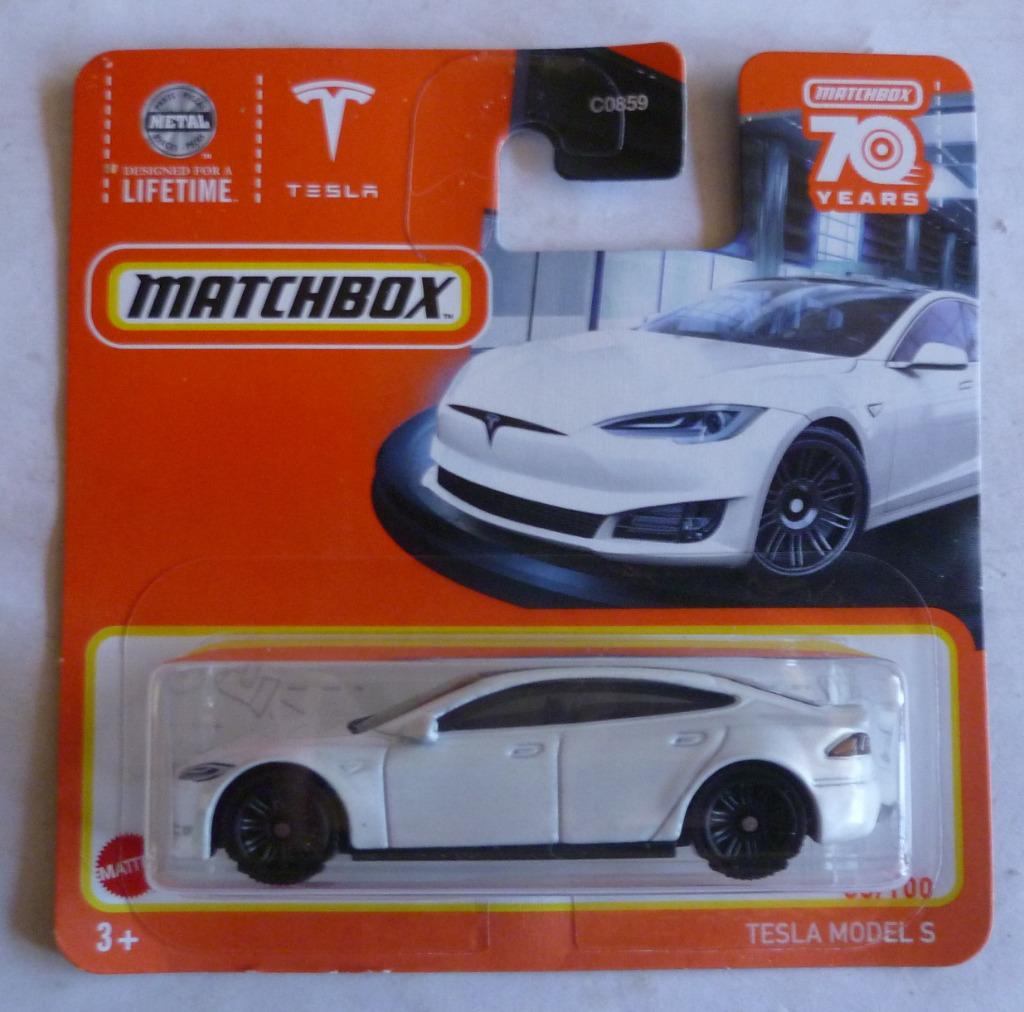 matchbox 70 years Tesla Model S, Hobby en Vrije tijd, Ophalen of Verzenden, Nieuw, Auto