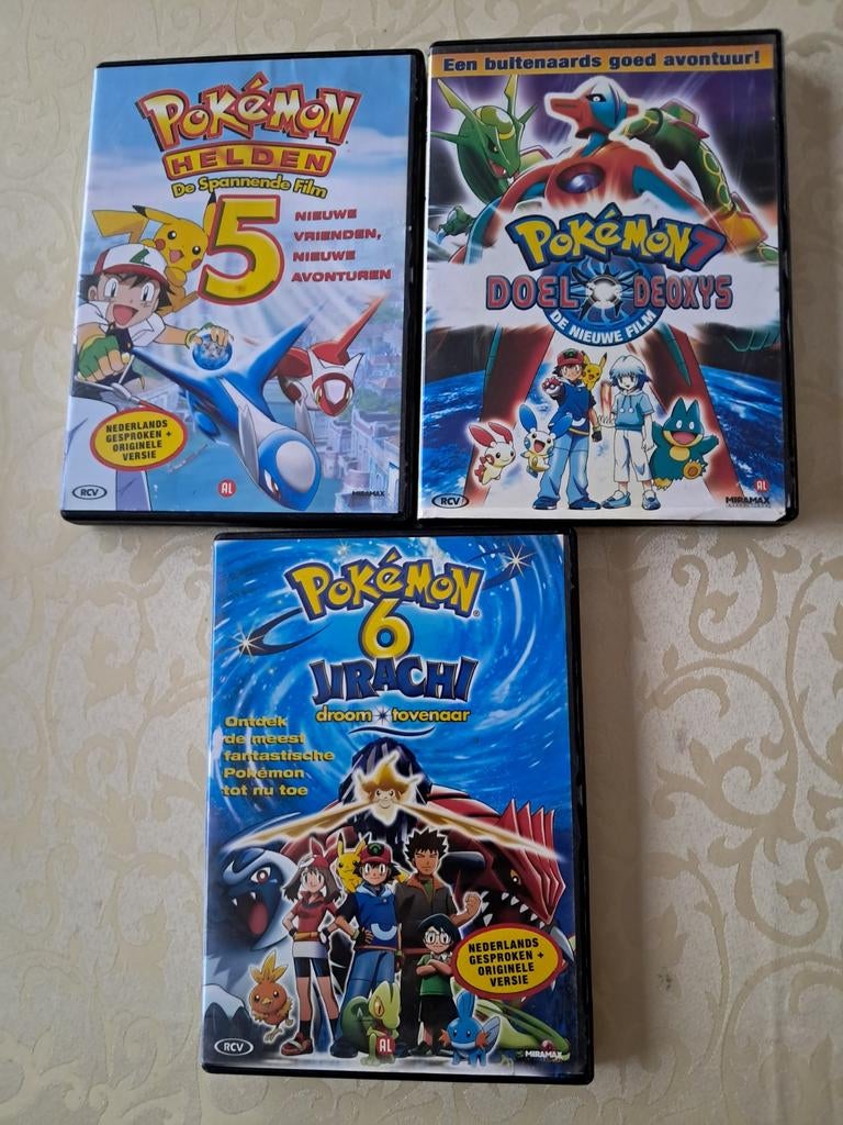 DVD pokëmon, 3 stuks., Cd's en Dvd's, Ophalen of Verzenden