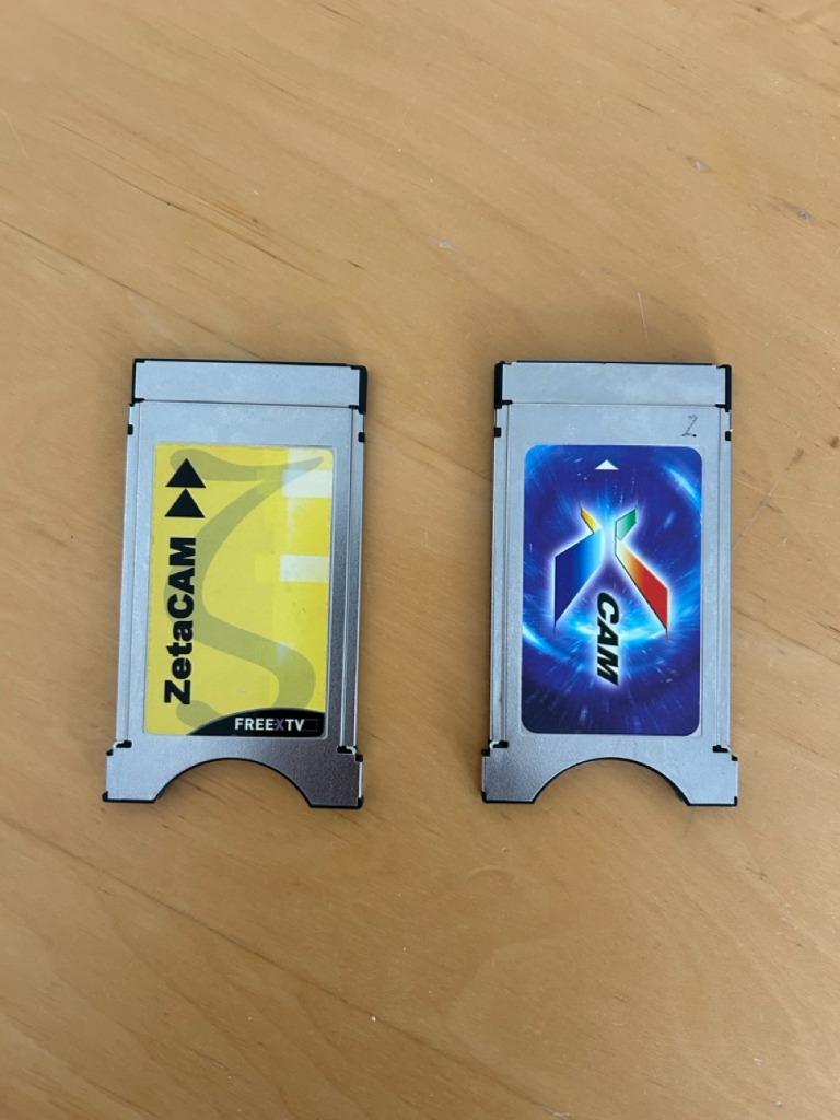 Zeta-cam + X-cam pour décodeur satellite, Enlèvement ou Envoi, Utilisé, Accessoires d'antenne (parabolique), Autres marques