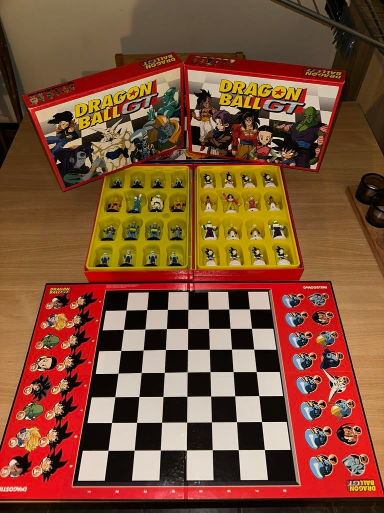 Dragon ball GT schaakspel, Een of twee spelers, Ophalen, Zo goed als nieuw