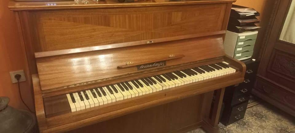 piano de marque Weidenslaufer, Musique & Instruments, Enlèvement, Utilisé, Brun, Piano