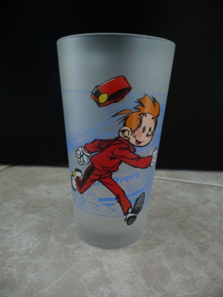 Glas Robbedoes - Quick, Verzamelen, Ophalen of Verzenden, Zo goed als nieuw, Frisdrankglas