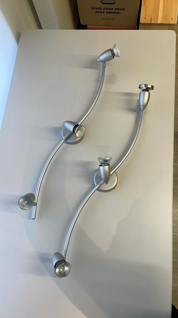 2 spots de plafond d'Ikea, Maison & Meubles, Enlèvement, Comme neuf