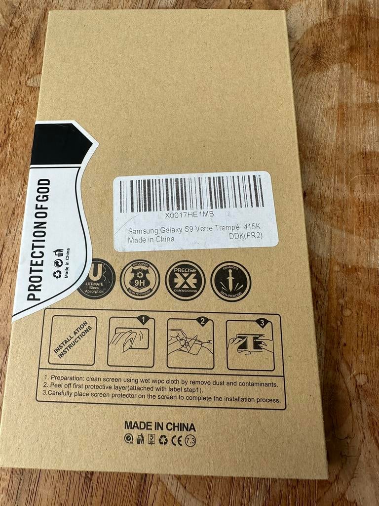 Verre trempé Samsung Galaxy S 9 Smartphone, Ophalen of Verzenden, Nieuw, Bescherming, Samsung