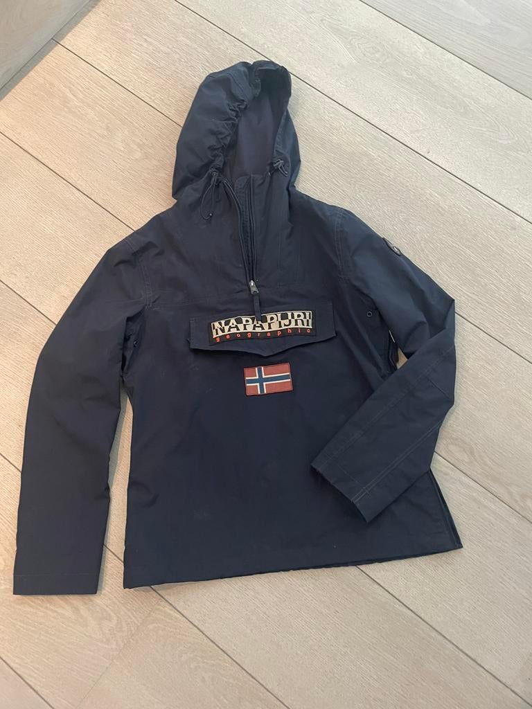 Napapijri zomerjas - XS, Ophalen, Blauw, Zo goed als nieuw, Maat 36 (S)