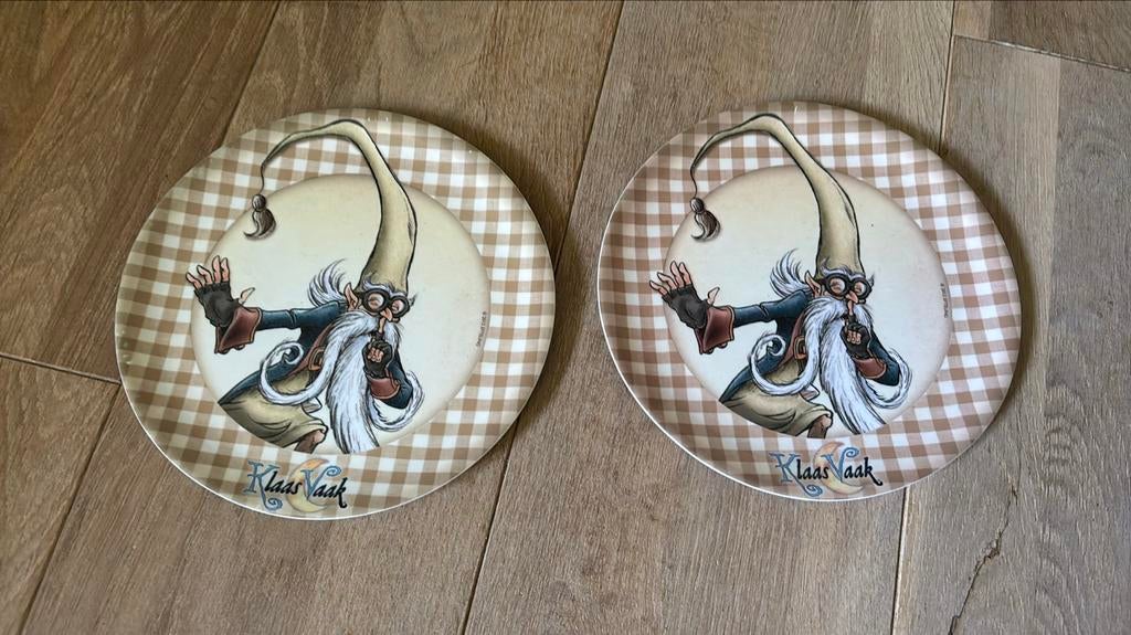 2 bordjes Efteling kunststof, Huis en Inrichting, Ophalen of Verzenden