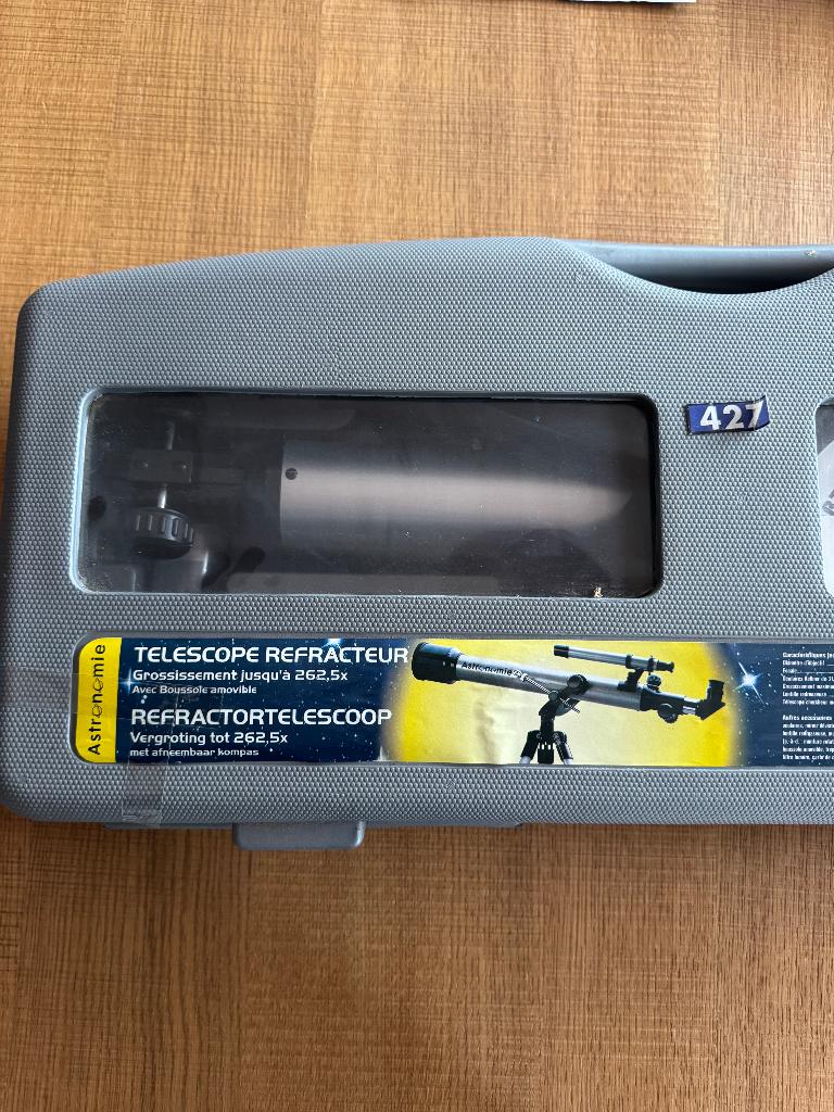 Refractortelescoop, Enlèvement, Utilisé, Moins de 80 mm, Avec trépied