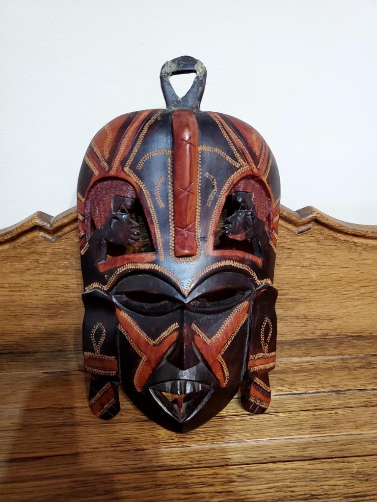 Objets ethniques africain, masque en bois.Afrique., Enlèvement ou Envoi