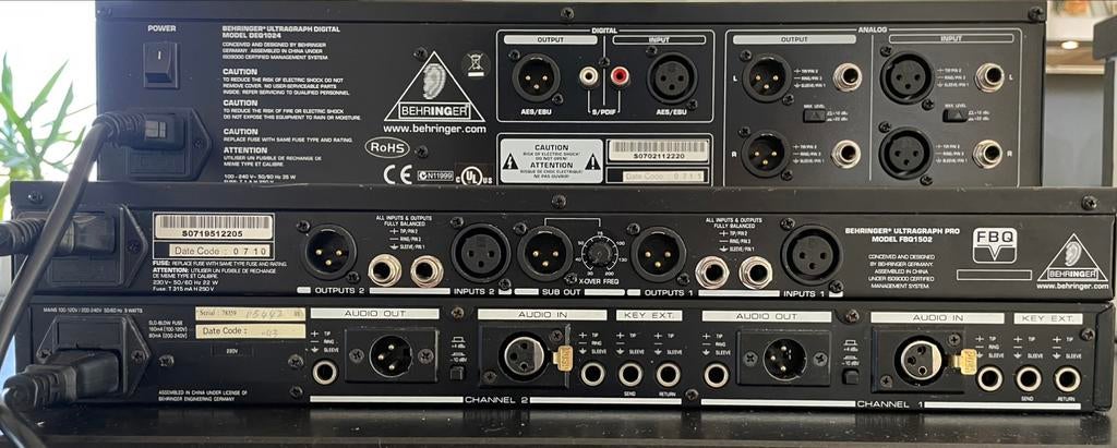 Behringer EQ’s en compressor, Muziek en Instrumenten, Ophalen, Gebruikt, Compressor