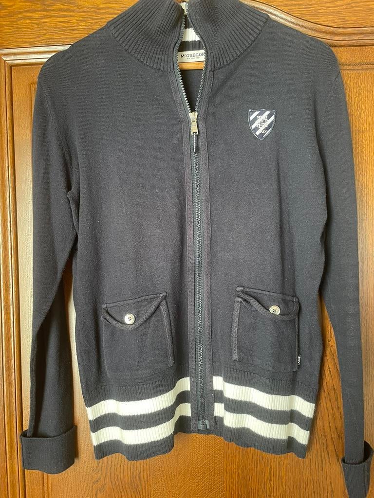 McGregor vest met rits maat M., Kleding | Dames, Truien en Vesten, Gedragen, Maat 38/40 (M), Blauw, Ophalen of Verzenden