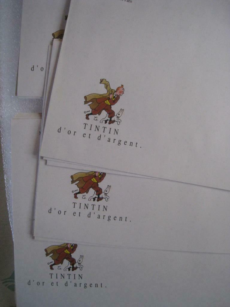 LOT enveloppe tintin HERGE BD, Livres, Neuf, Plusieurs BD, Enlèvement ou Envoi, Hergé