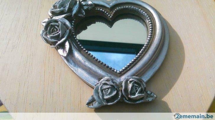 Planche à pain, miroir en coeur., Maison & Meubles, Accessoires pour la Maison | Décorations murale, Utilisé, Enlèvement