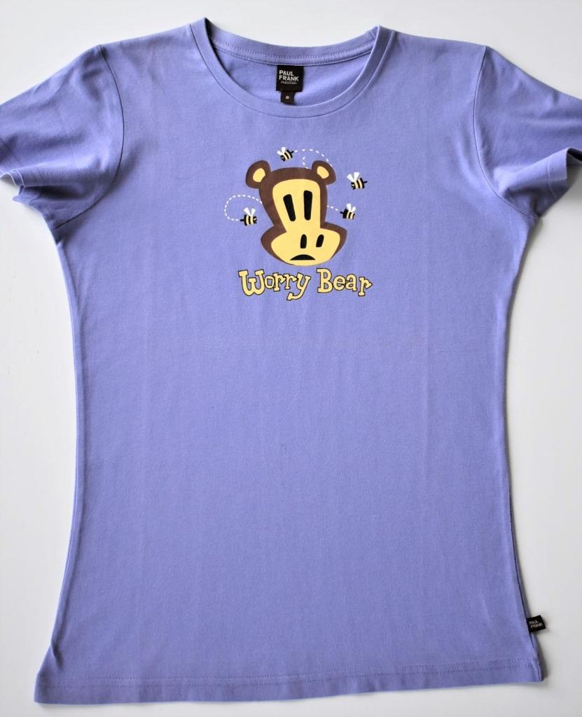 T-shirt / shirt "Worry Bear" / S / Paul Frank, Paars, Ophalen of Verzenden, Zo goed als nieuw, Korte mouw