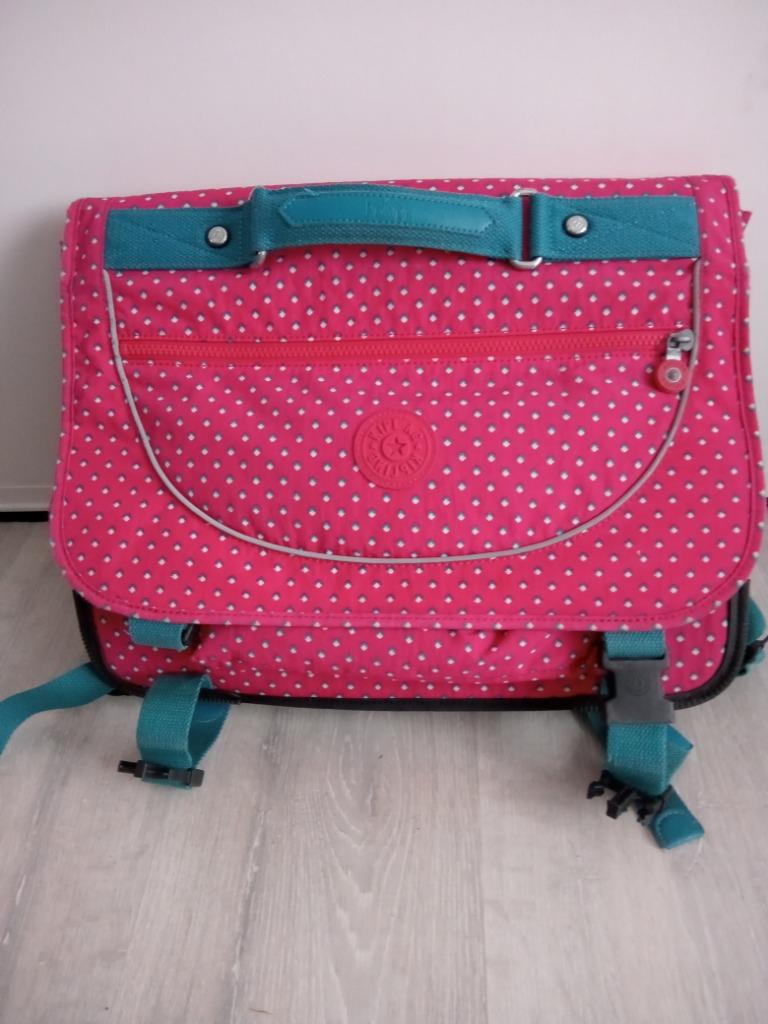 Boekentas lagere school, Gebruikt, Rugtas, Roze, 30 tot 40 cm