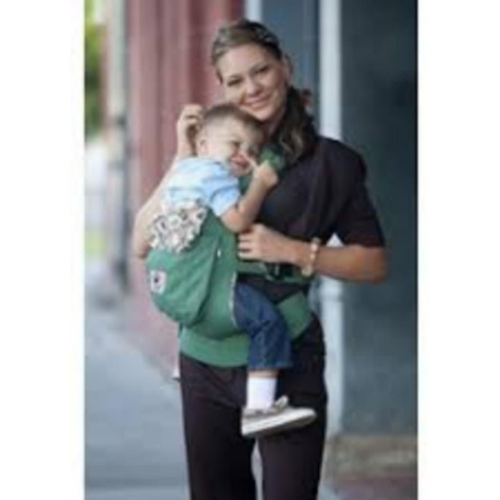 Ergobaby organic - draagzak voor-achter-zij-drager, Zo goed als nieuw, Buik, Rug of Zij, Draagzak, Ophalen