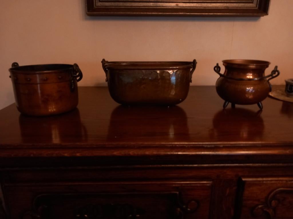 Koperen decoraties, Ophalen, Koper