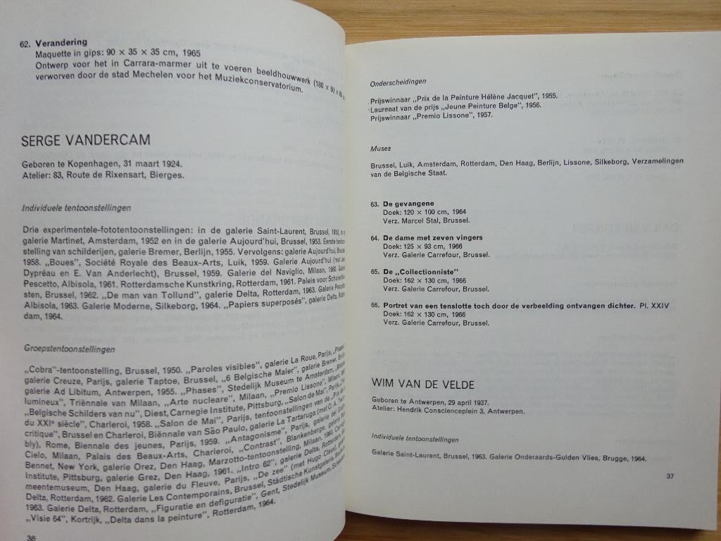 Bryggium 1966 Stadshallen Brugge expo, Enlèvement ou Envoi, Comme neuf, Peinture et dessin