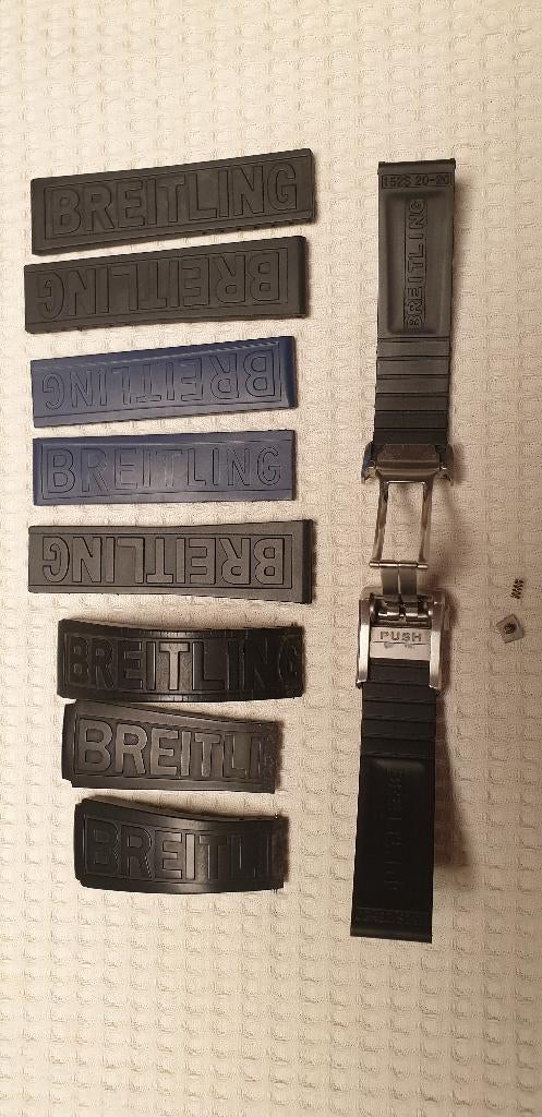BREITLING VERSTELBARE VOUWGESP VOOR DUIKEN., Ophalen of Verzenden, Breitling