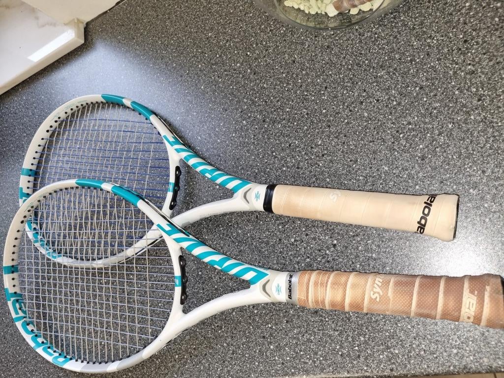 Babolat drive lite, Sport en Fitness, Tennis, Ophalen of Verzenden, Zo goed als nieuw, Racket, Babolat