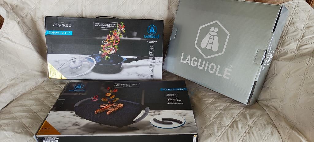 Laguiole - Batterie de cuisine Neuve, Neuf, Enlèvement ou Envoi, Aluminium, Plaque céramique