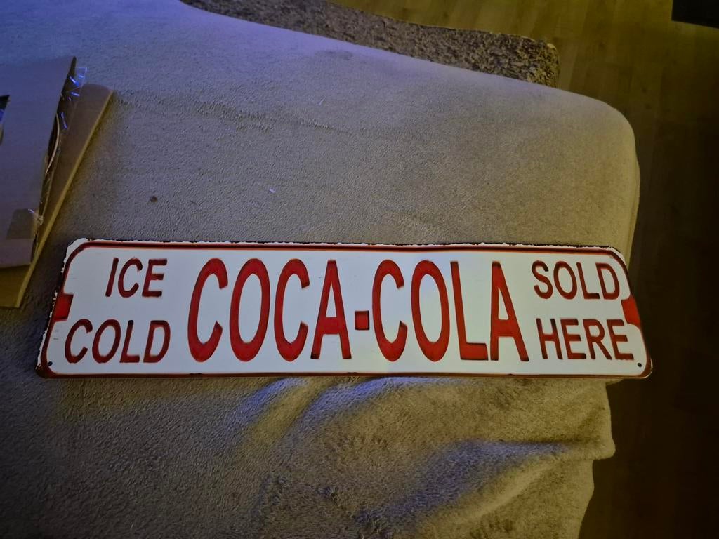Metalen plaat Coca-Cola, Verzamelen, Verzenden