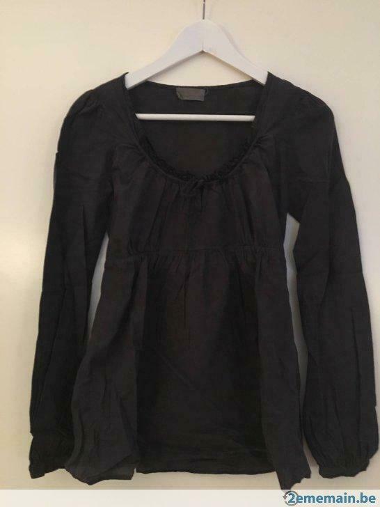 Chemise, Enlèvement, Porté, Taille 36 (S), Noir