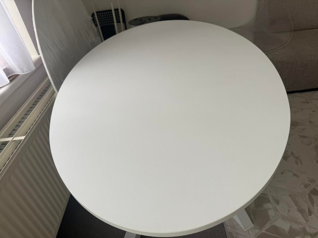 Witte eettafel geen krasjes + plastic erop, Ophalen, Zo goed als nieuw