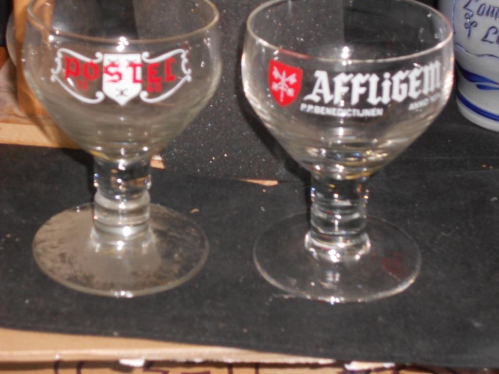 Bierglazen.Tongerlo.Postel.Campina.Orval.Oerbier.D 31, Verzamelen, Biermerken, Zo goed als nieuw, Glas of Glazen, Leffe, Ophalen of Verzenden
