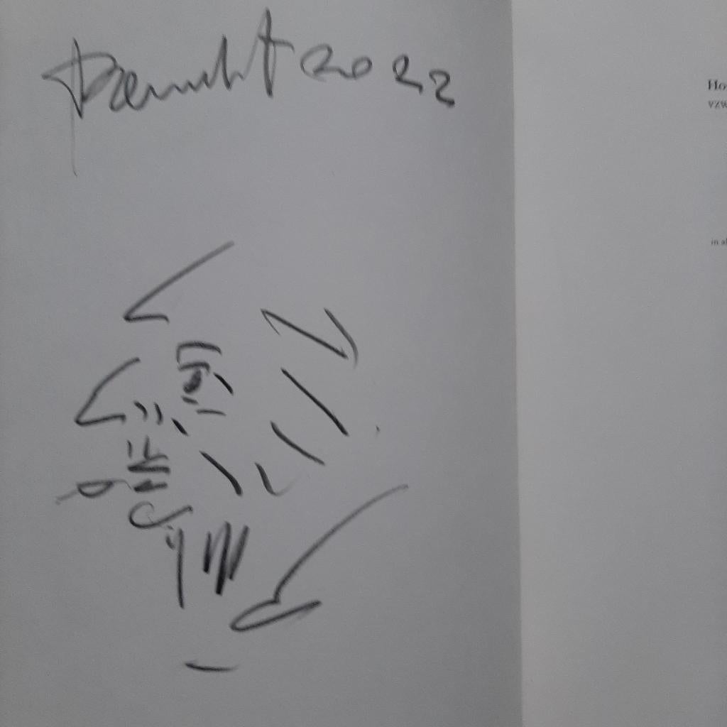 Fred Bervoets (gesigneerd + tekening), Ophalen of Verzenden, Zo goed als nieuw, Willem M Roggeman, Schilder- en Tekenkunst