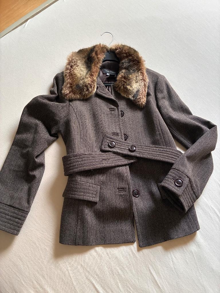 Jas met riem, Ophalen of Verzenden, Zo goed als nieuw, Maat 38/40 (M)