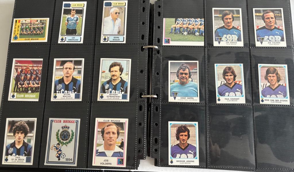 16 anciens autocollants Panini Club Brugge, Collections, Envoi, Comme neuf, Affiche, Image ou Autocollant
