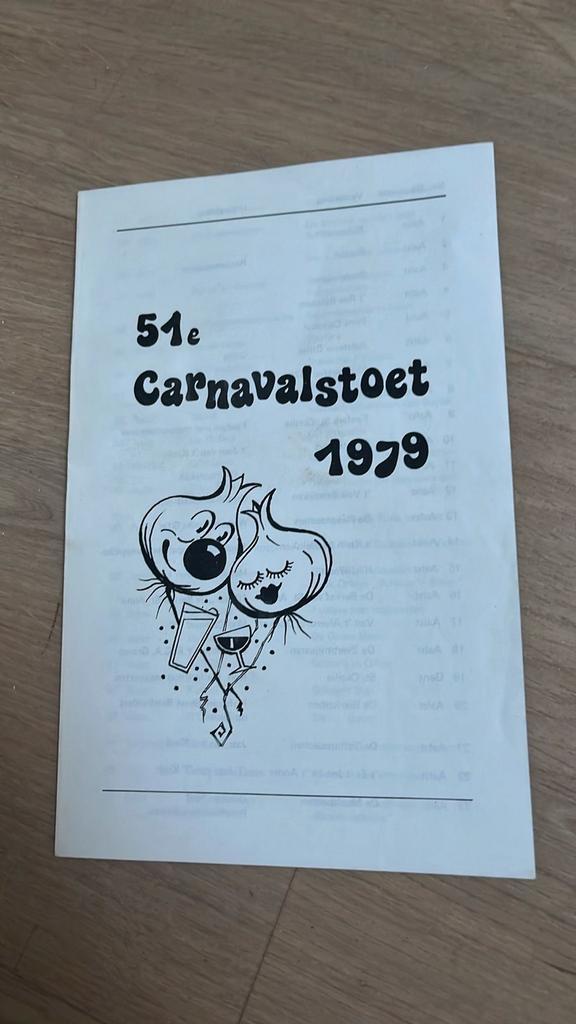 Aalst Carnaval programma boekje 1979, Ophalen of Verzenden, Zo goed als nieuw