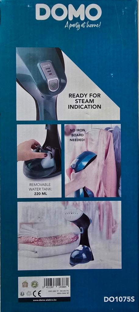 Domo kleding stomer, Elektronische apparatuur, Ophalen