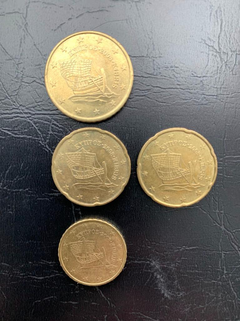Cyprus euromunten, Postzegels en Munten, Munten | Europa | Euromunten, Ophalen of Verzenden, Cyprus, Losse munt