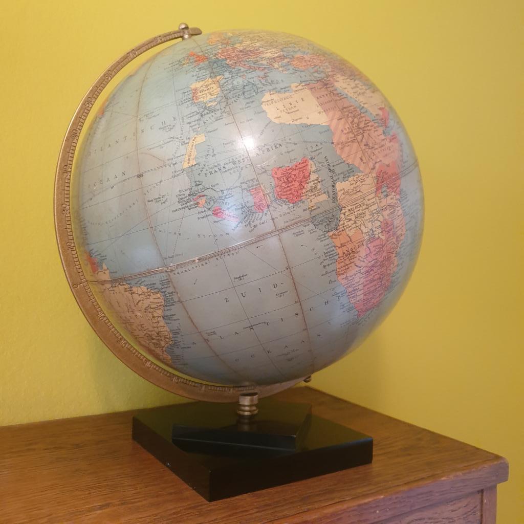 vintage Antwerpse wereldbol, Ophalen, Gebruikt
