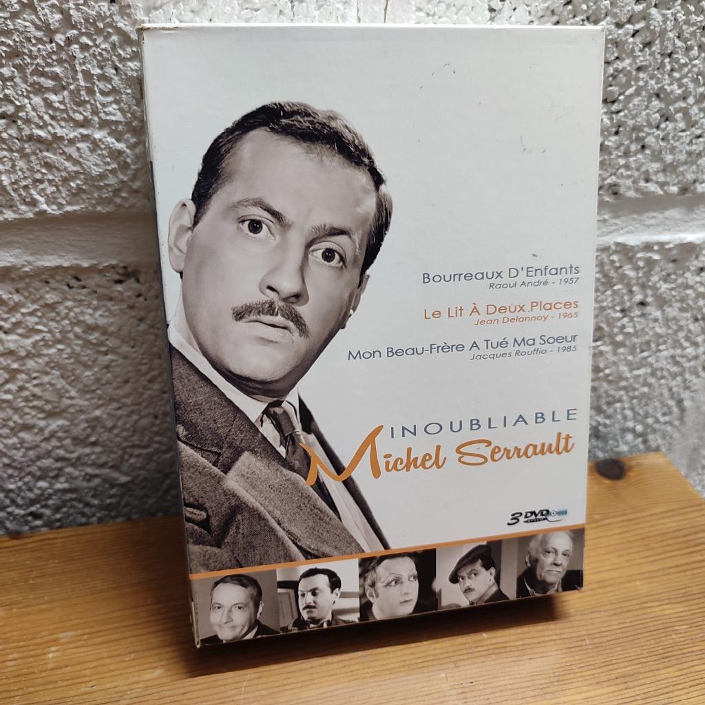 INOUBLIABLE MICHEL SERRAULT - Coffret dvd 3 films, Enlèvement ou Envoi, Utilisé, Autres genres, Coffret