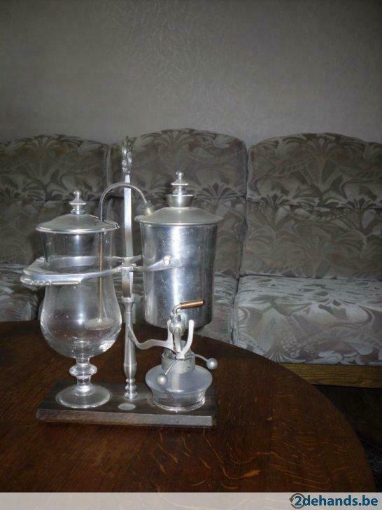 Tafel koffiezetapparaat in tin, Elektronische apparatuur, Koffiezetapparaten, Gebruikt