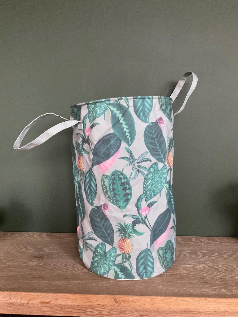 Opbergmand rond Hema, Huis en Inrichting, Woonaccessoires | Schalen en Manden, Ophalen of Verzenden, Nieuw, Rond, Mand