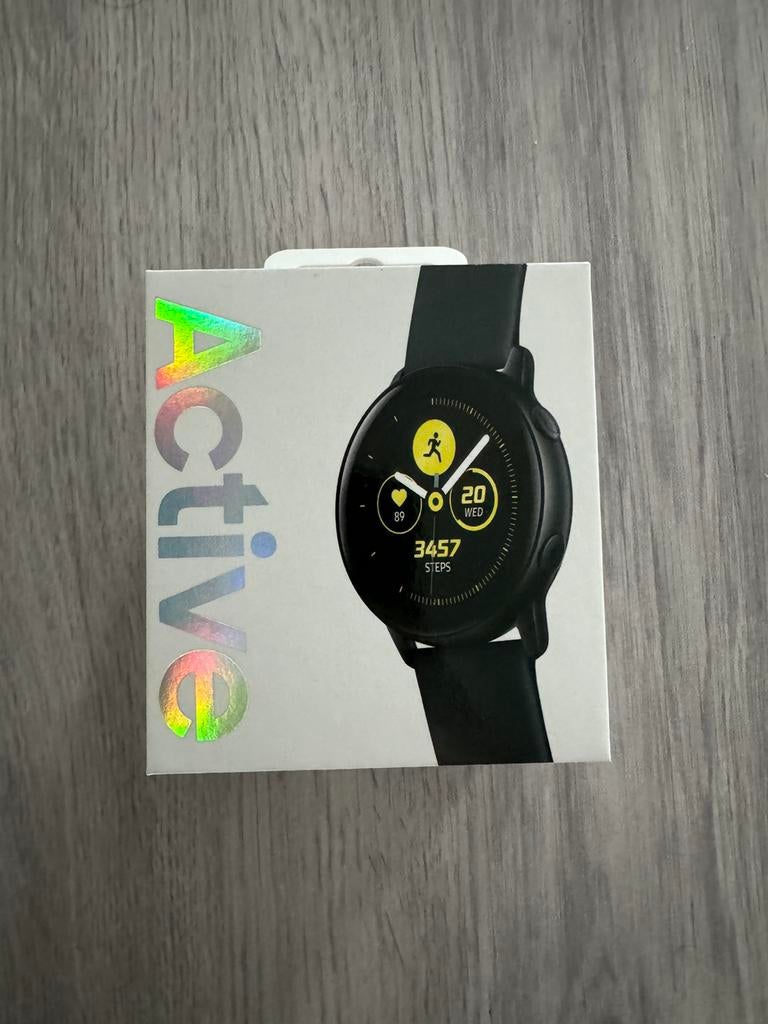 Samsung Galaxy Watch Active, Handtassen en Accessoires, Nieuw, Zwart