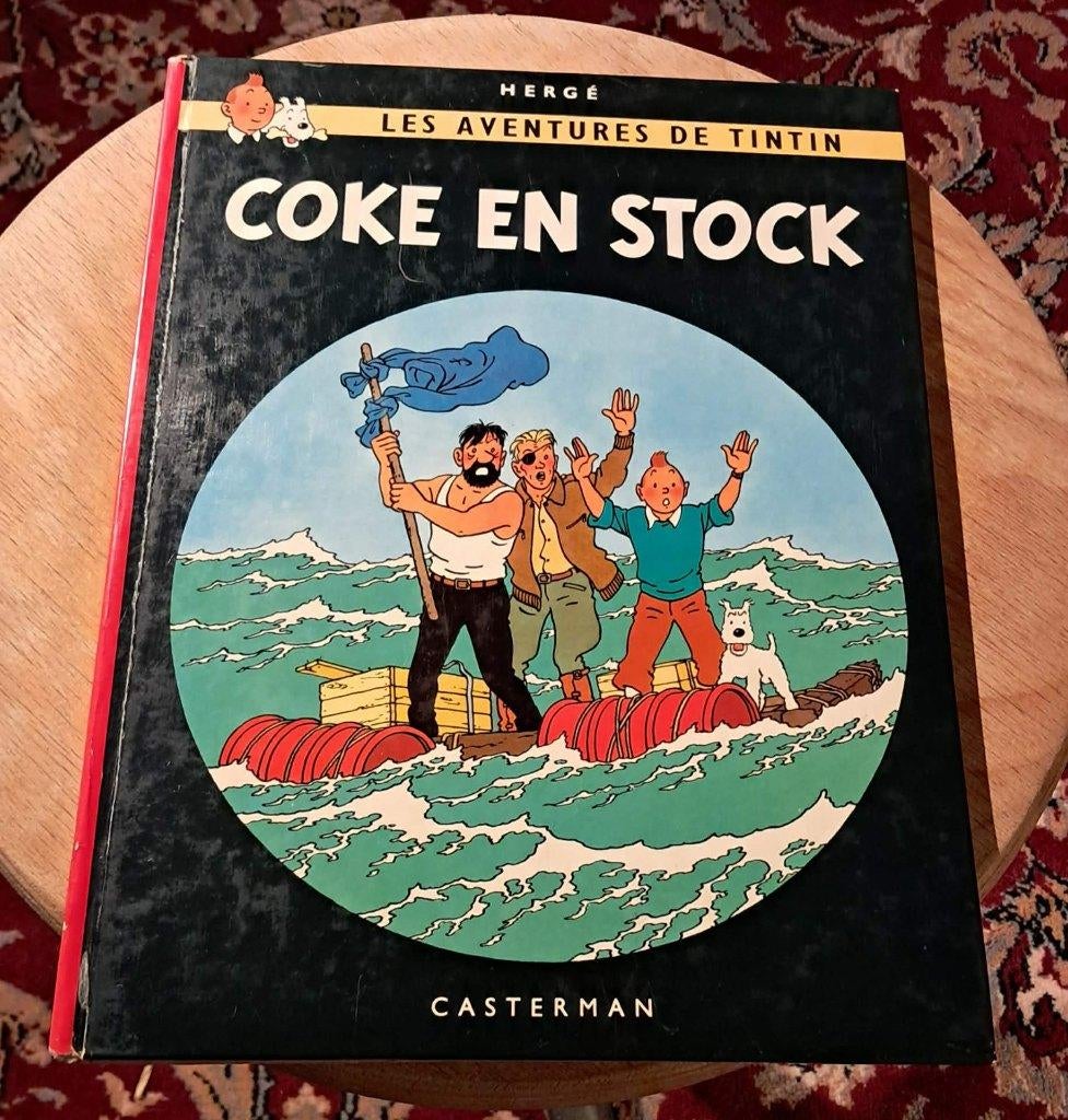Tintin - Coke en Stock, Enlèvement ou Envoi, Une BD, Utilisé, Hergé
