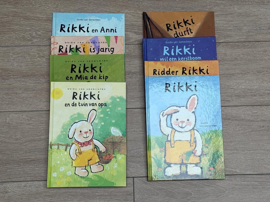 Prentenboeken: Rikki (8 stuks), Fictie algemeen, Jongen of Meisje, Guido Van Genechten, Ophalen of Verzenden