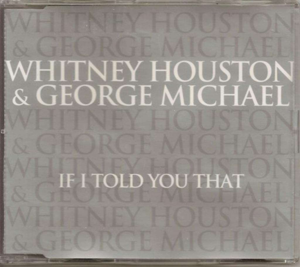 WHITNEY HOUSTON & GEORGE MICHAEL - IF I TOLD YOU THAT - CDS, Cd's en Dvd's, Cd Singles, Gebruikt, Verzenden, Maxi-single, 1 single