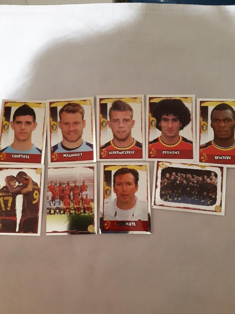 DIABLES ROUGES BELGES (photos Panini), Hobby & Loisirs créatifs, Enlèvement ou Envoi, Comme neuf, Plusieurs autocollants