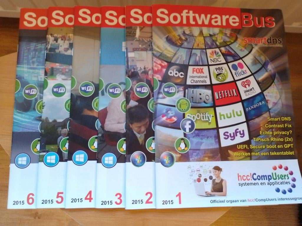 Magazines SoftwareBus et CD-ROM 1 à 6 de 2015, Enlèvement ou Envoi