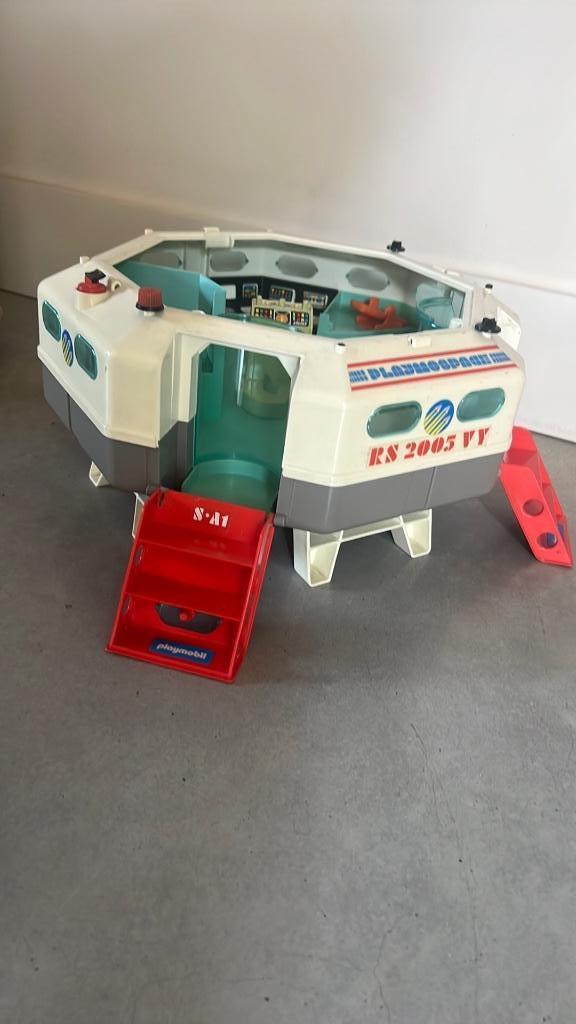Vintage ruimteschip playmobil playmospace 1980, Enlèvement, Utilisé