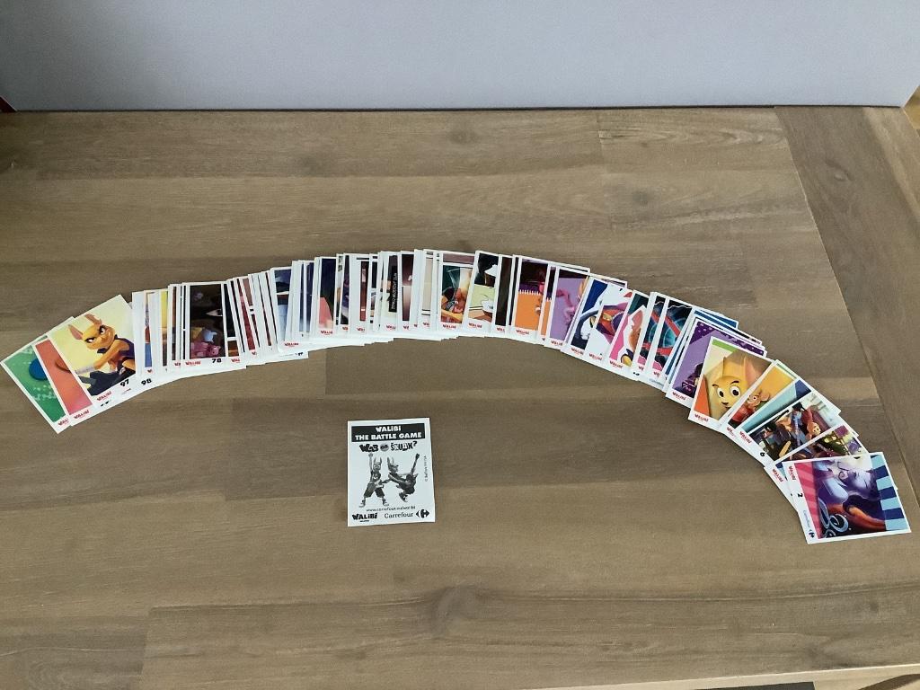 Cartes images d’album Walibi thé battle game, Overige supermarkten, Ophalen of Verzenden